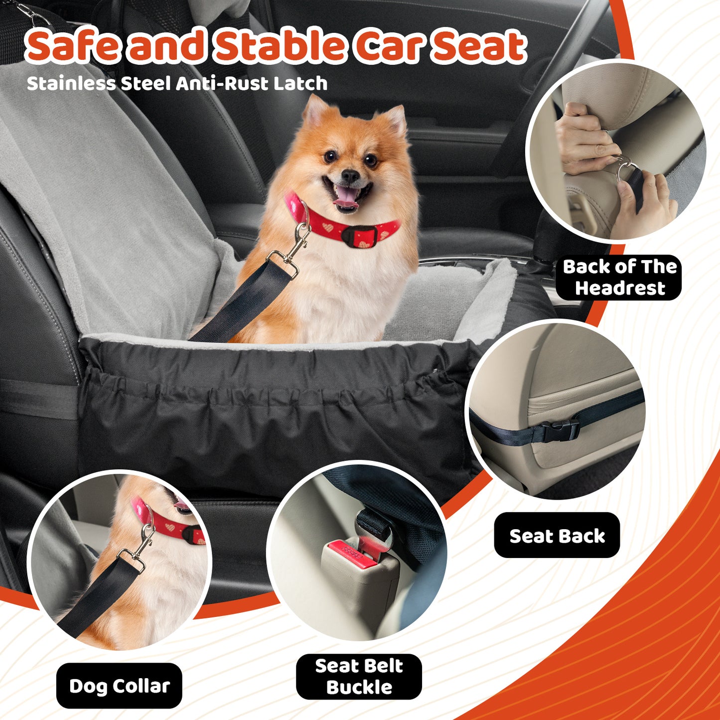 Cozy Dog Car Seat