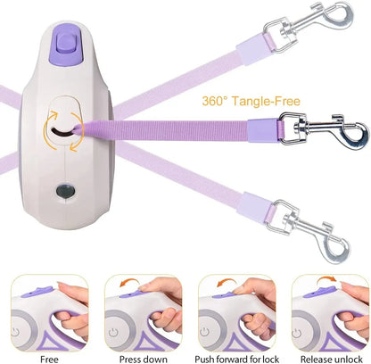 Retractable Leash with Spotlight