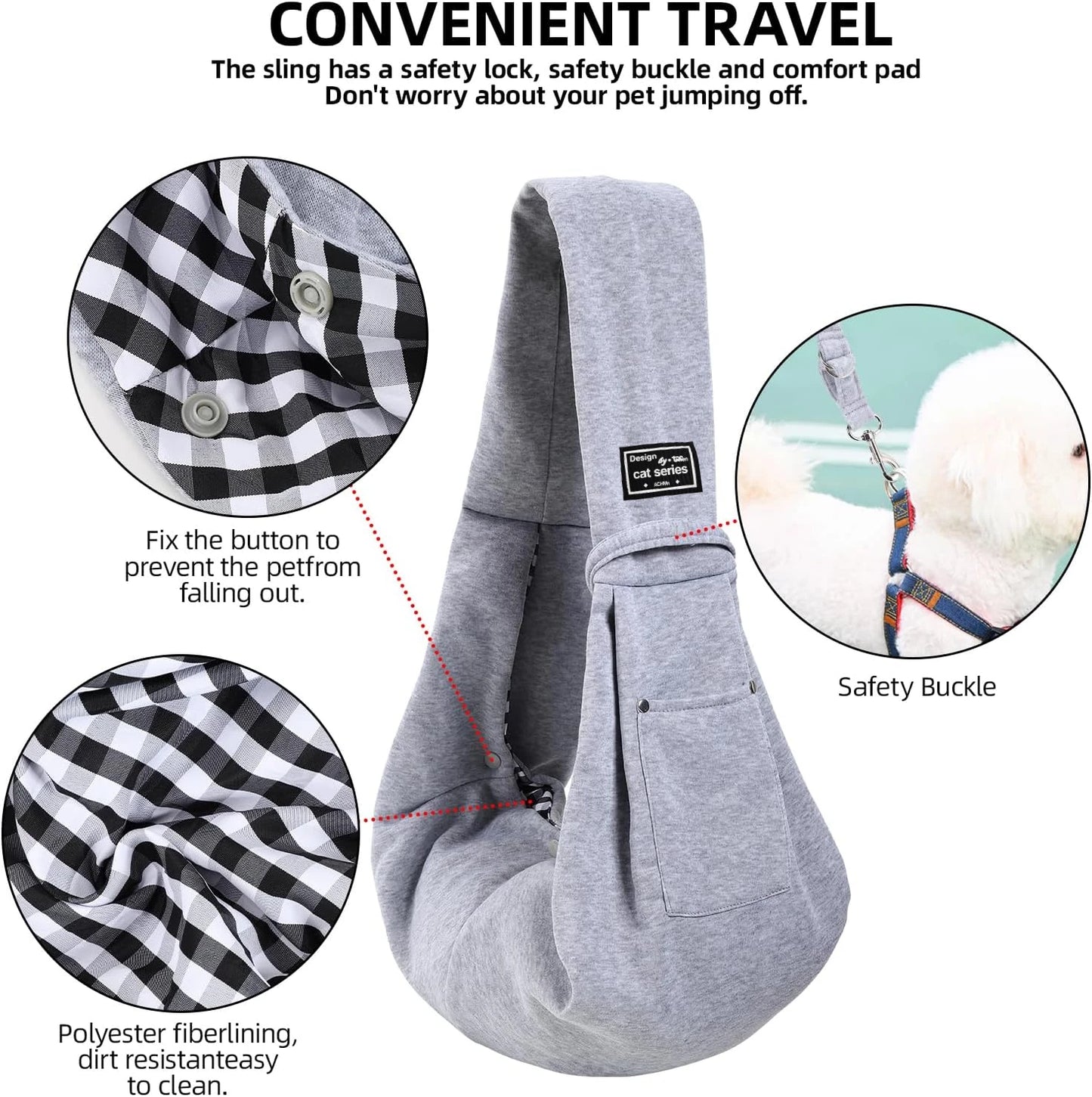 Cozy Pet Travel Sling