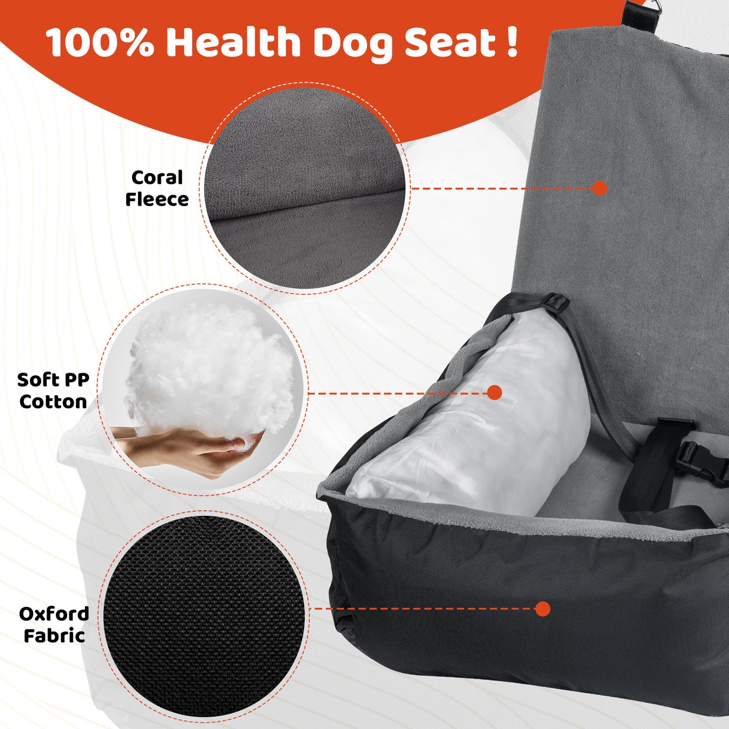 Cozy Dog Car Seat